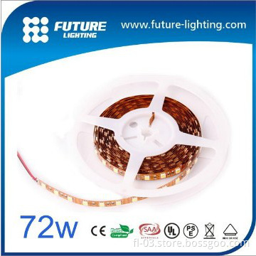 2014 high quality IP65 waterproof 12v 72W flexible led rope lights